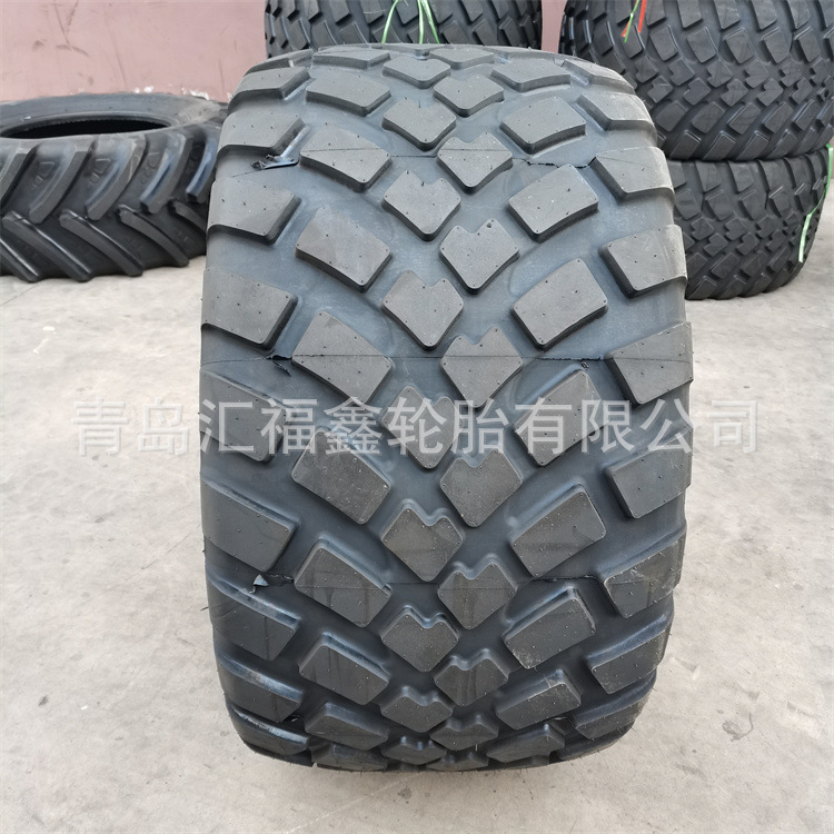 供应钢丝胎560/45R22.5宽基悬浮轮胎可配钢圈甘蔗田拖车胎