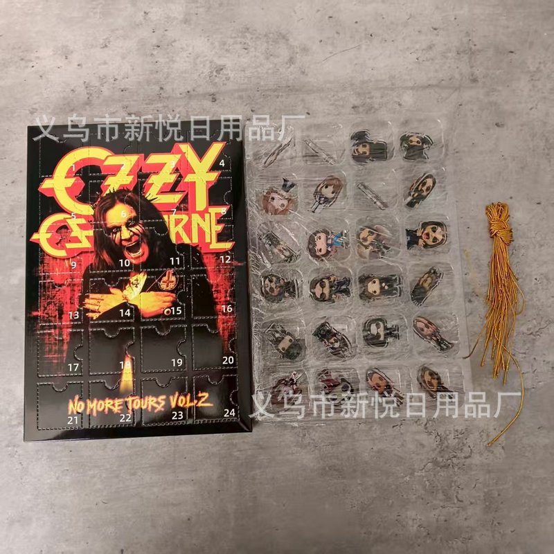 24 Days Countdown Calendar 万圣节圣诞节倒数盲盒日历演出摆件|undefined