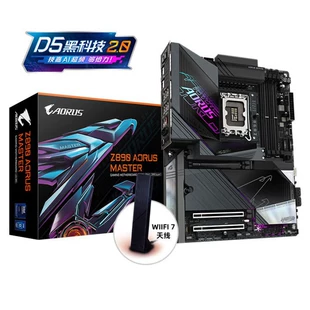 Tech/Jia Super Draw Z890 AORUS MASTER компьютерная ATX материнская плата с WiFi7, поддержка Ultra5/7 Thunderbolt