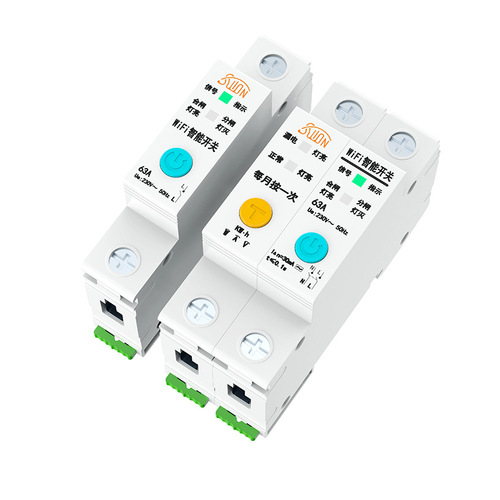 WIFI smart leakage circuit breaker current and voltage electricity data collection mobile phone remote control switch