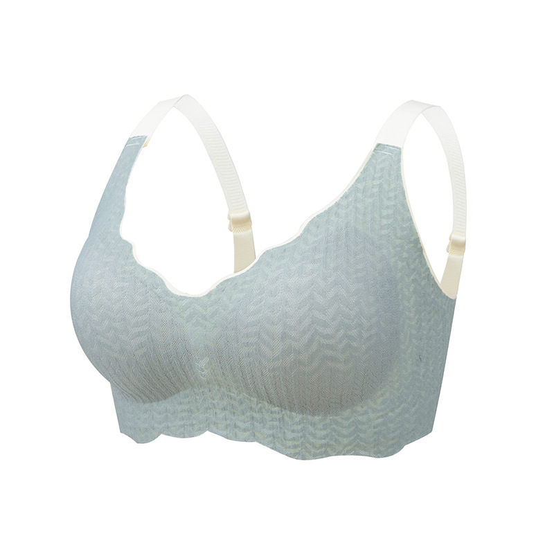 La ropa interior de las mujeres, pequeño pecho empuja hacia arriba, pecho grande, pecho pequeño, anti-flacidez, sujetador trasero inconsútil atractivo, sujetador inalámbrico