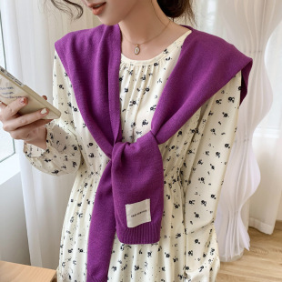Knitted Shawl for Women, Summer Outerwear, Spring and Autumn 2022 Sun Protection Cardigan, Air Conditioning Shirt, Thin Cape, Sun Protection Shawl