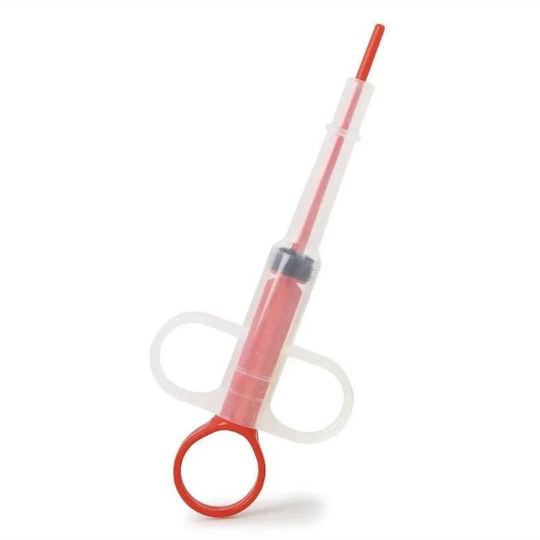 Готовая кормушка двойного назначения производителя может зажимать таблетки и средства от насекомых, удобная универсальная кормушка для кошек и собак