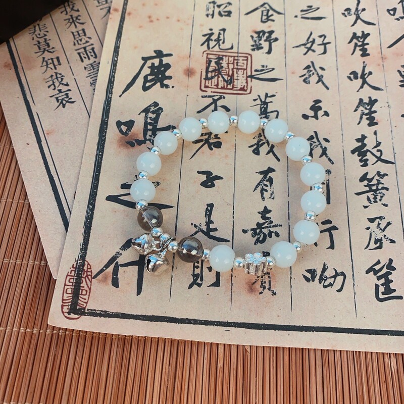 新款新中式冰裂串珠手链彩色高颜值琉璃手串个性国风复古手镯手饰|undefined