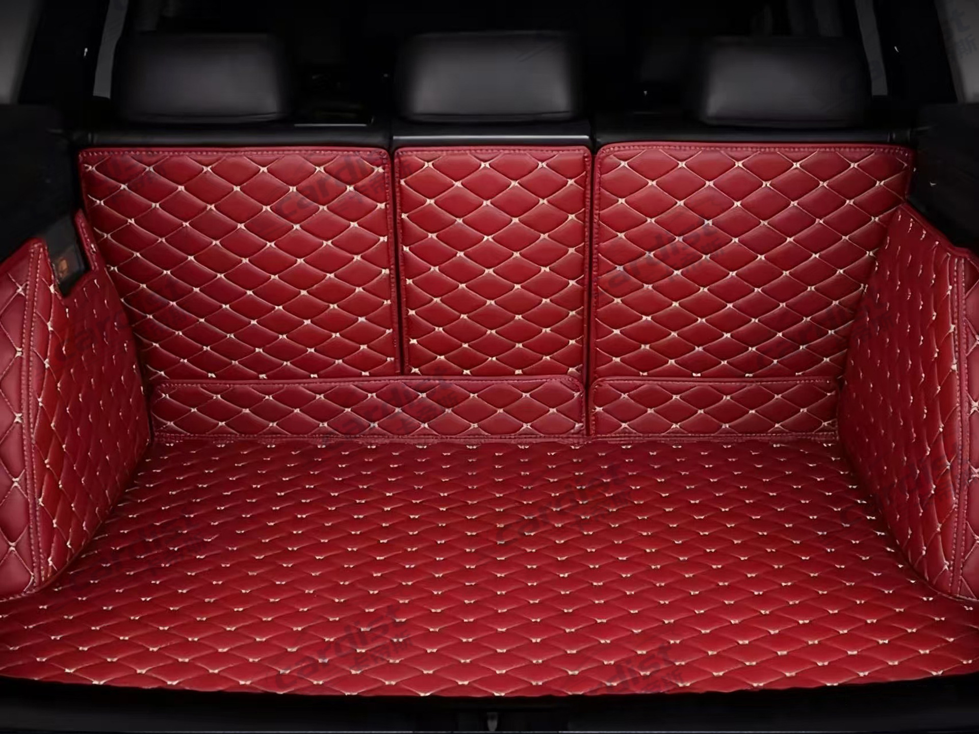 Catist/High-Quality Leather Full-Cover Car Trunk Mat Cross-Border