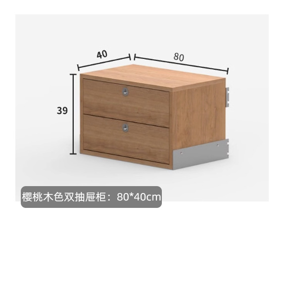 체리색 더블 서랍장 80*40*39cm