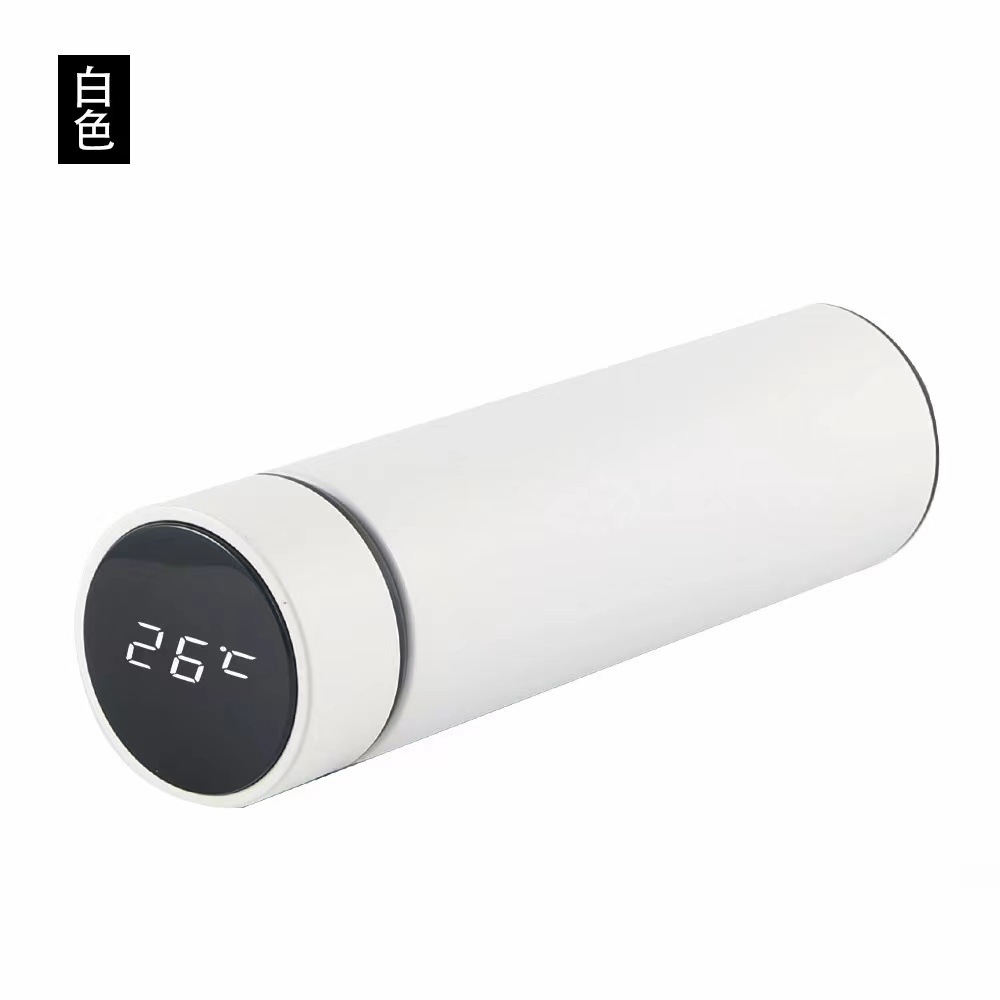 Taza de vacío de acero inoxidable taza de medición de temperatura inteligente Pantalla de temperatura negocio taza recta regalo taza promoción bienestar al por mayor