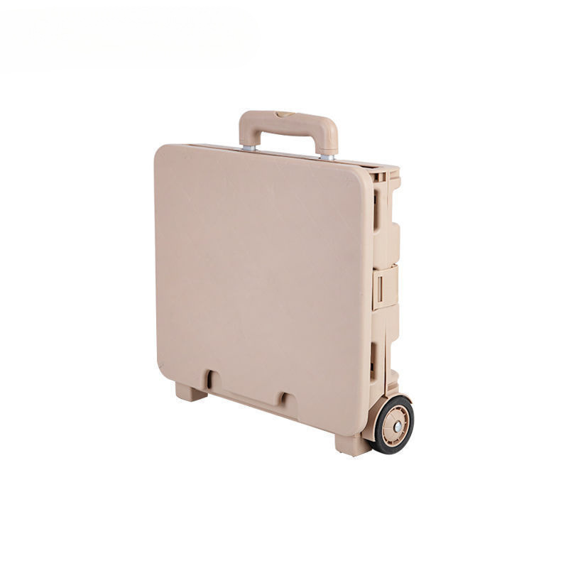 Folding Grocery Shopping Cart Supermarket Trolley Trendy Household Delivery Handcart for Market Stalls