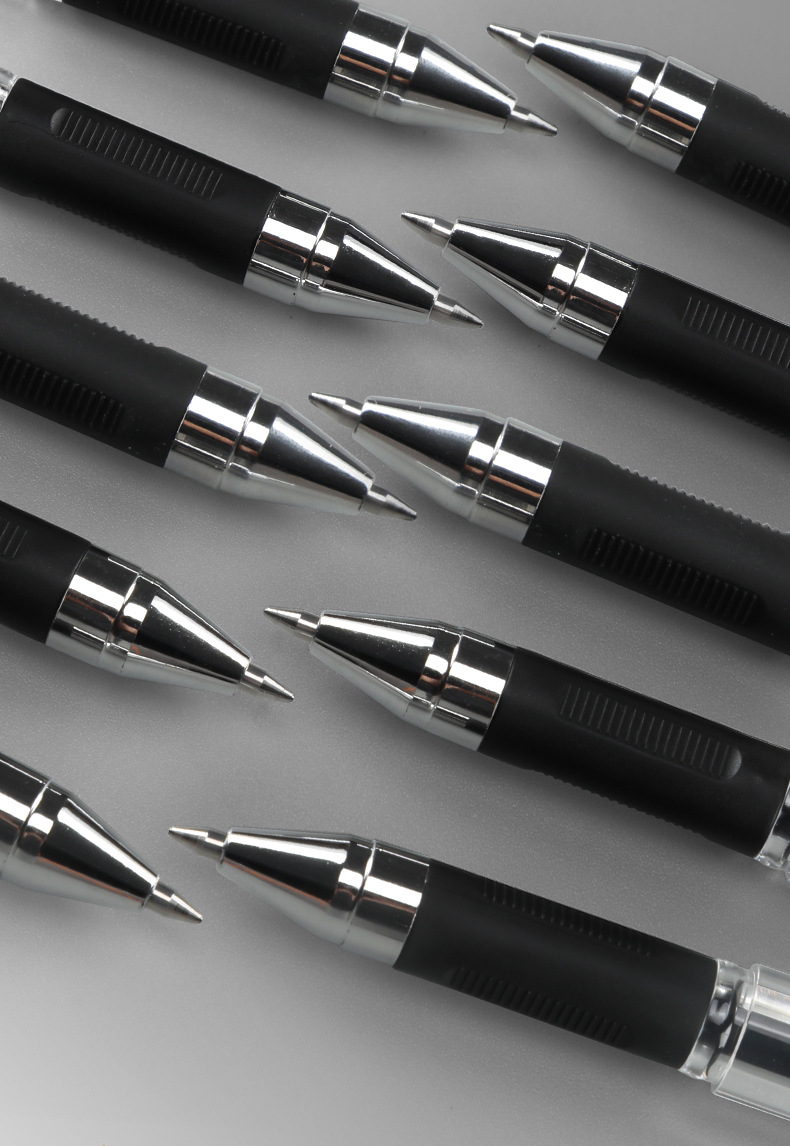 智贝详情图_3晨光中性笔0.7mm黑色办公用品签字笔学生考试