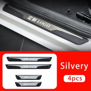 Suitable for Universal Use on Modern Nissan and Honda Models, Modified Toyota Plastic Threshold Strips, Door Edge Anti-Scratch Pedals