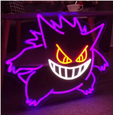 アニメーション LED ネオンライトゲーム装飾ライトクロミシナモンドッグ雰囲気ライトライトサインカスタマイズのための国境を越えた特別供給|undefined