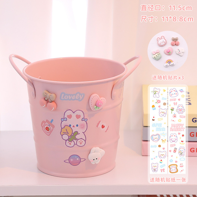 Titular de la pluma creativa DIY escritorio caja de almacenamiento chica corazón niños chica estudiante de gran capacidad simple titular de la pluma al por mayor