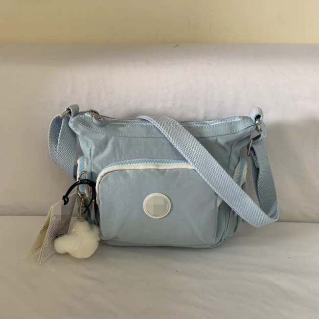 2026 Autumn K Brand Nylon Monkey Bag Urban Simple Lightweight Small Shoulder Crossbody Horn-Shaped Handbag Ki4179