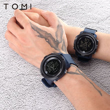 TOMI热销运动电子表大盘男女防水青少年初中高中学生儿童潮流手表