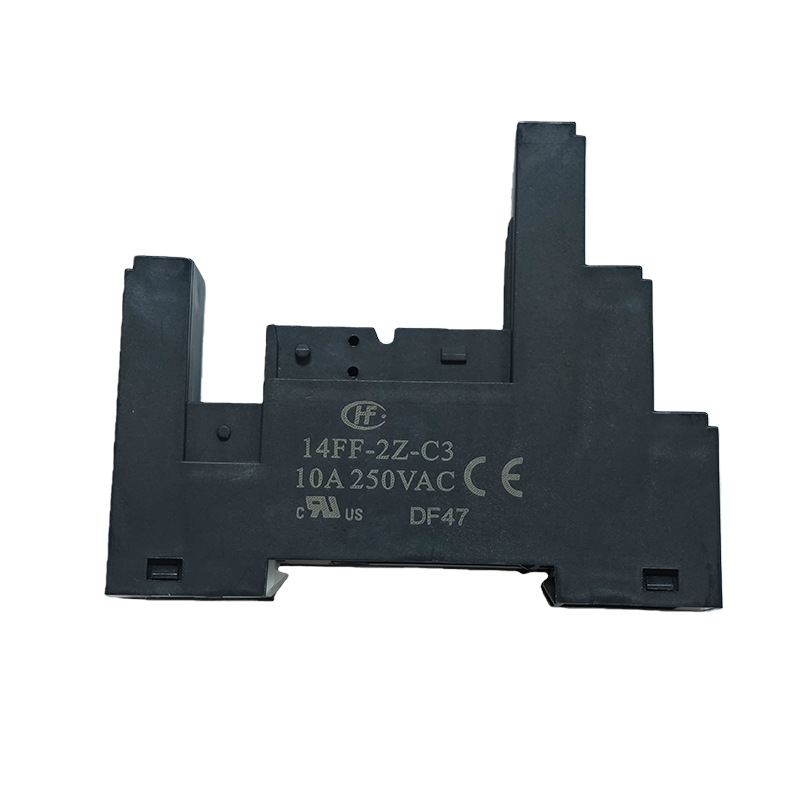宏发继电器底座14F-2Z-C3 JQX-14F-2 8孔插座 匹配HF115F