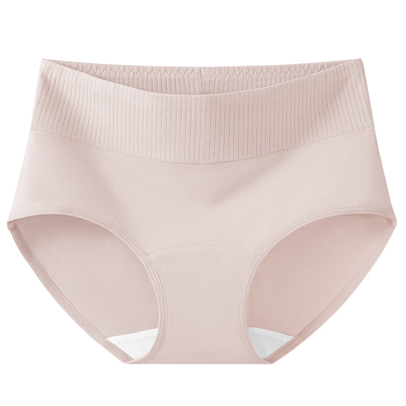 Ropa interior de cintura alta de algodón peinado entrepierna antibacteriana, ropa interior de levantamiento de cadera y abdomen, calzoncillos cómodos, transpirables y agradables para la piel