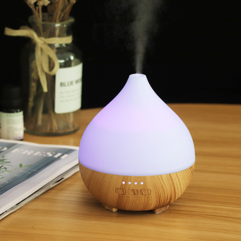 家庭用屋内加湿器ディフューザーエッセンシャルオイルアロマディフューザーUSBポータブル140ml木目調アロマディフューザー加湿器|undefined