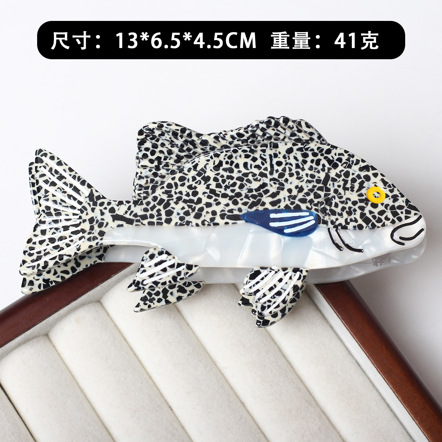 Nueva serie de animales marinos pinza de agarre de ácido acético pinza de pelo de diseño de nicho pinza de tiburón de foca animal al por mayor transfronterizo femenino