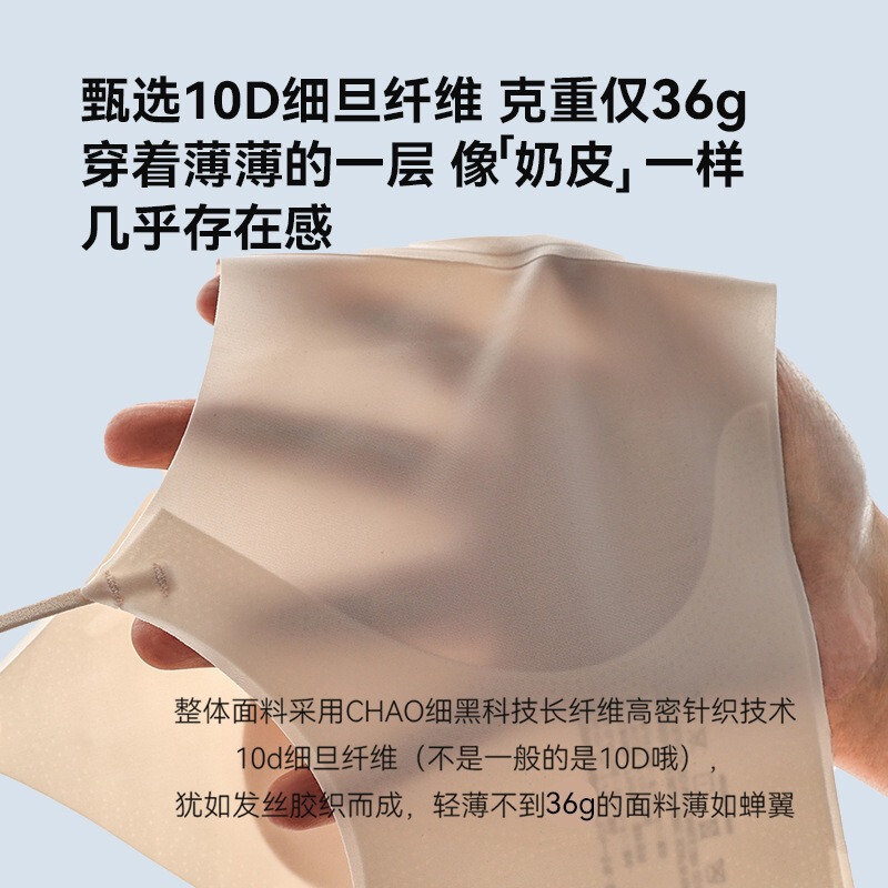 无痕内衣女大胸显小聚拢全罩杯薄款防下垂收副乳大码塑型文胸罩夏|undefined