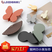 厂家直销简约衣橱柜门拉手创意对装儿童房拉手橱柜抽屉衣柜门把手