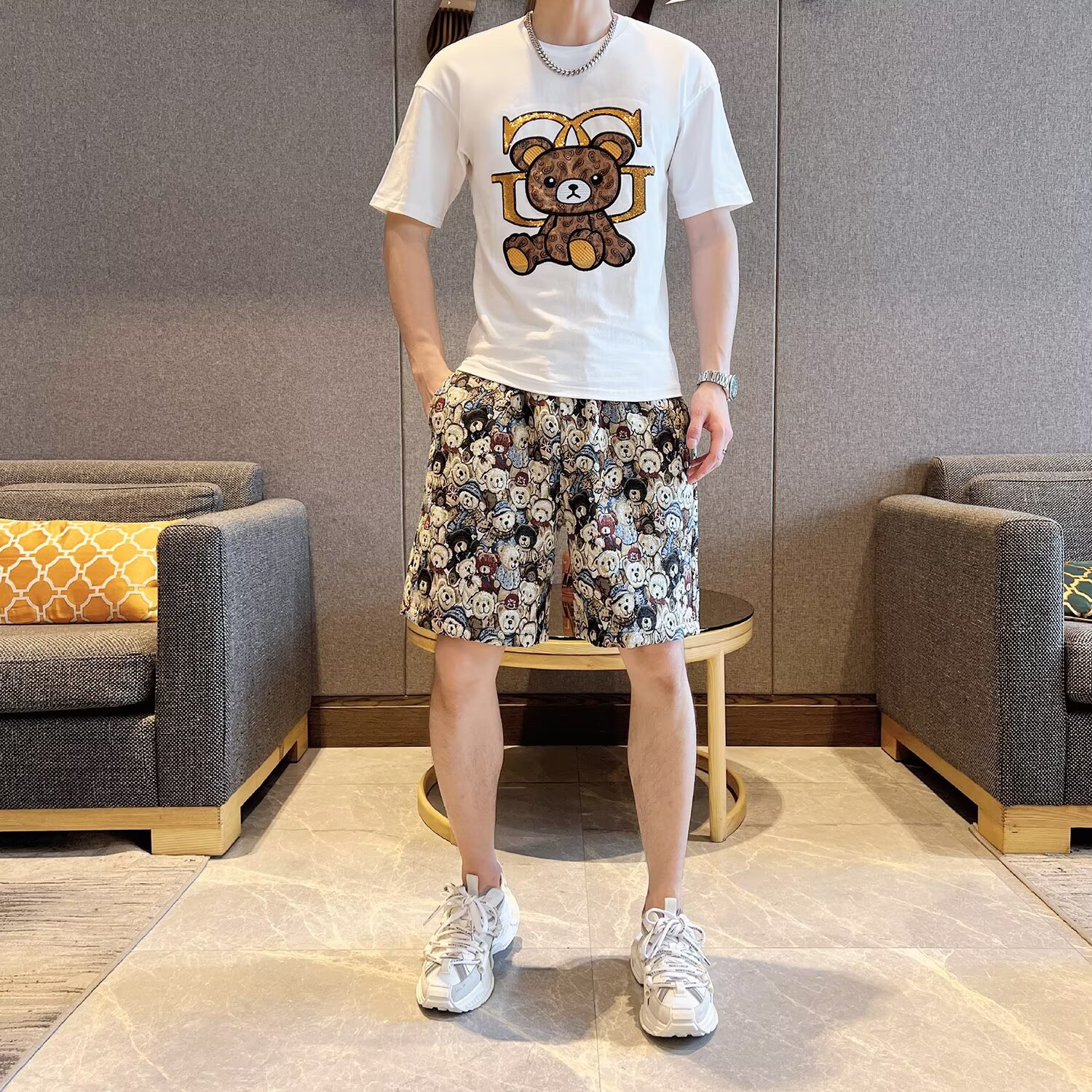 #G34 화이트 슈트 [순면]