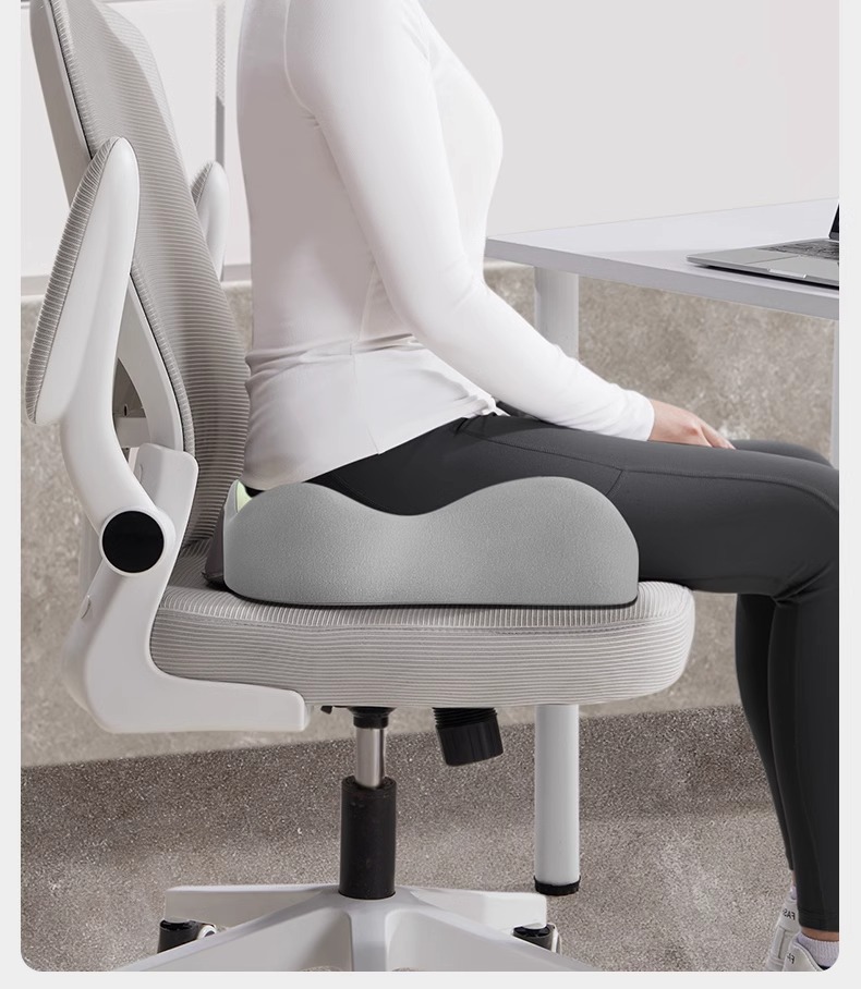 Memory Foam Coccyx Pressure-Relief Cushion for Post-Surgery, Breathable Seat Cushion for Long Hours of Sitting in the Office, Student Classroom, and All-Season Use