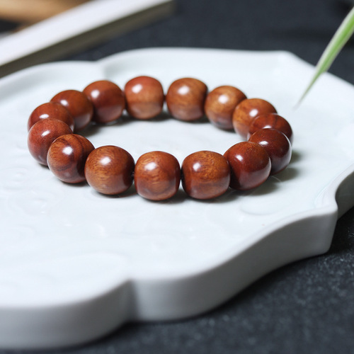 African Huanghuali Old-Style Beads: Jade Green Sandalwood, Golden Silk Sandalwood Abacus Beads, Pill Beads, Jujube Beads, Barrel Beads, Handmade Bracelets, Buddhist Prayer Beads, and Accessories