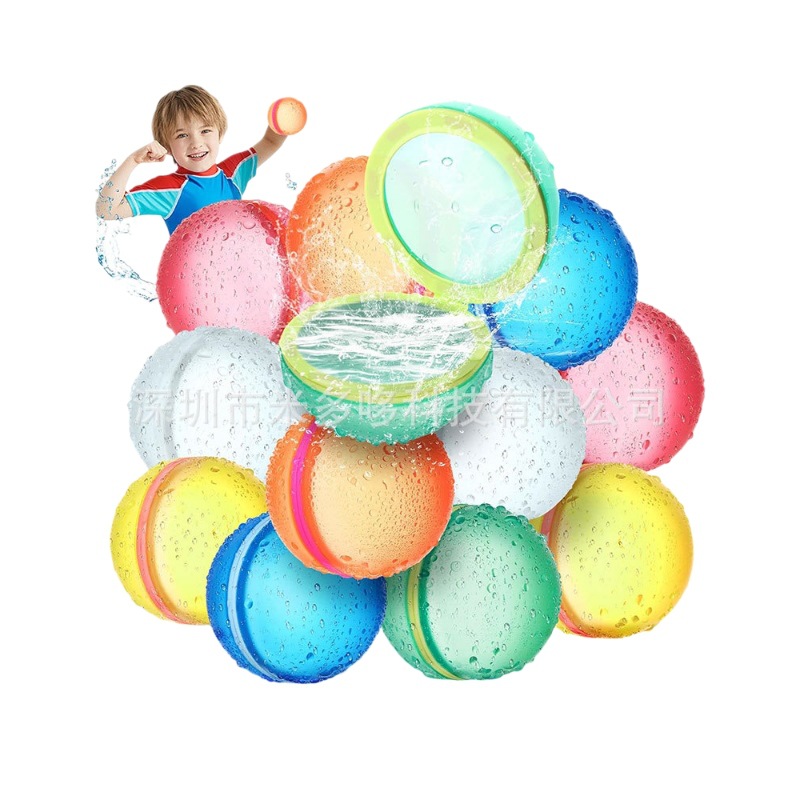 Explosiones de Amazon de alta calidad reutilizables waterpolo magnético waterpolo niños juegan con bolas de silicona waterpolo de silicona