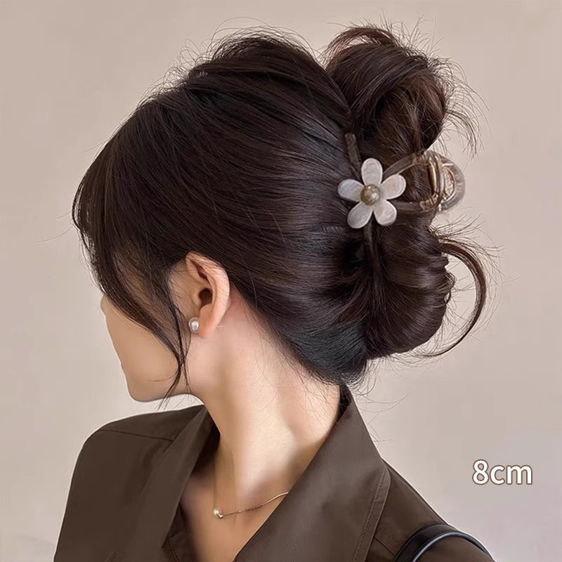 Clips de cabello de alta calidad para mujeres 2025, nuevo cabello de gama alta pequeño tamaño medio clip de agarre medio clip de cabello clip de tiburón tocado