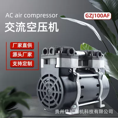 Jinsui Technology 110V60Hz180W Oil-Free Air Compressor Silent Small Air Pump Compressor Portable Air Compressor (Hava kompressorları)