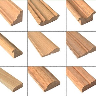Solid wood line wholesale red oak line processing can be made door cover window cover line single buckle line double buckle line