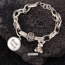 ins风个性时尚新款朋克风复古十字架兔子手链女复古小众手饰批发