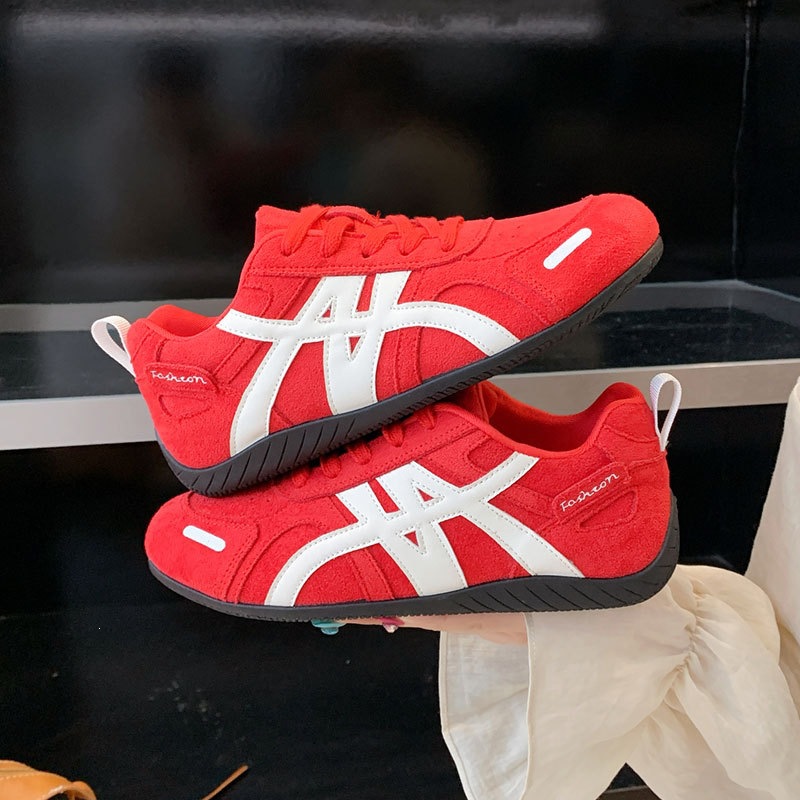 Zapatos de entrenamiento de la mujer 2026 primavera nuevo ultra caliente retro ligero zapatos casuales con suela suave zapatos deportivos de mujer image 7