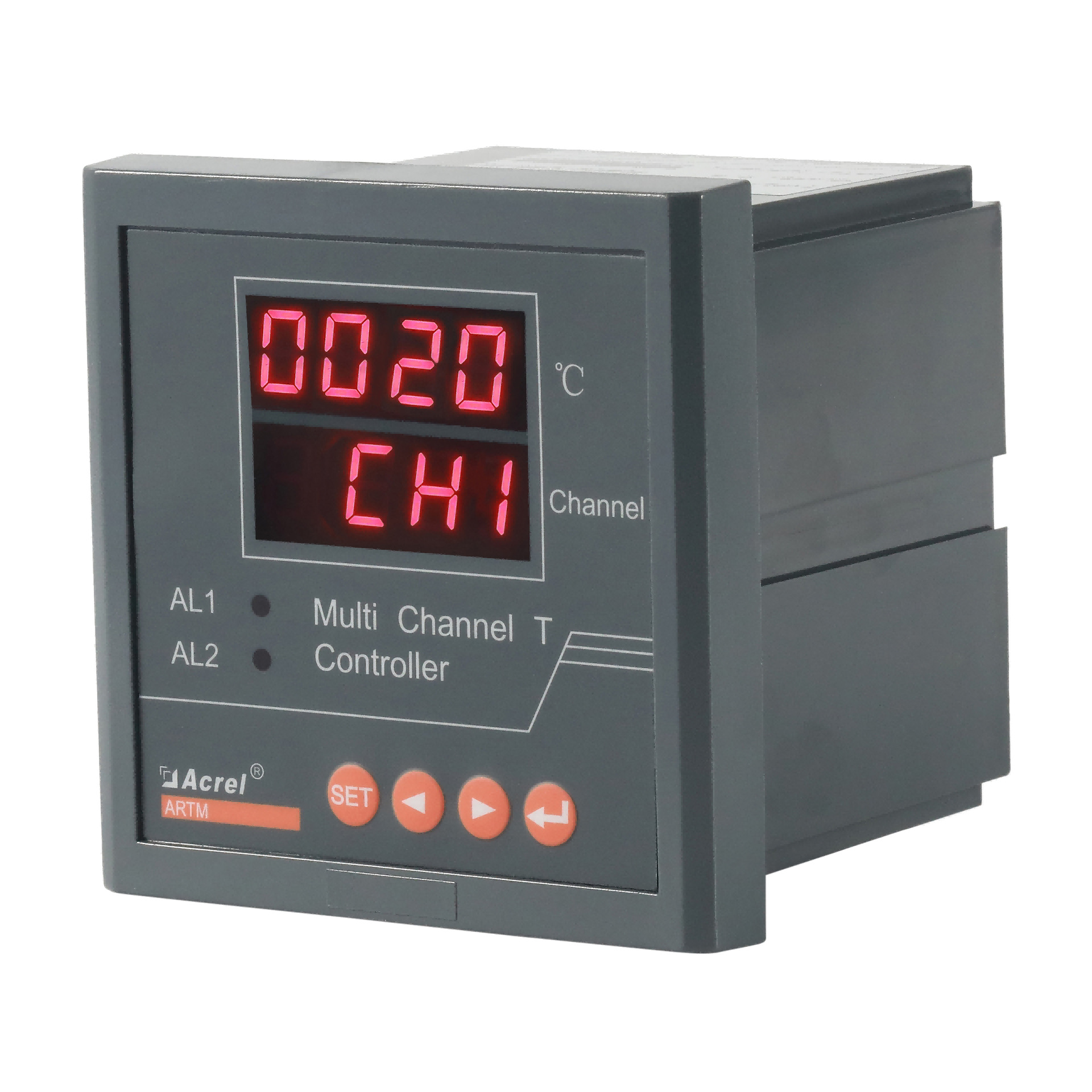 Ankerui ARTM-8 インテリジェント温度検査計器 8 チャンネル PT100 温度測定制御 485 通信付き