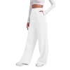 Drawstring straight white thin style