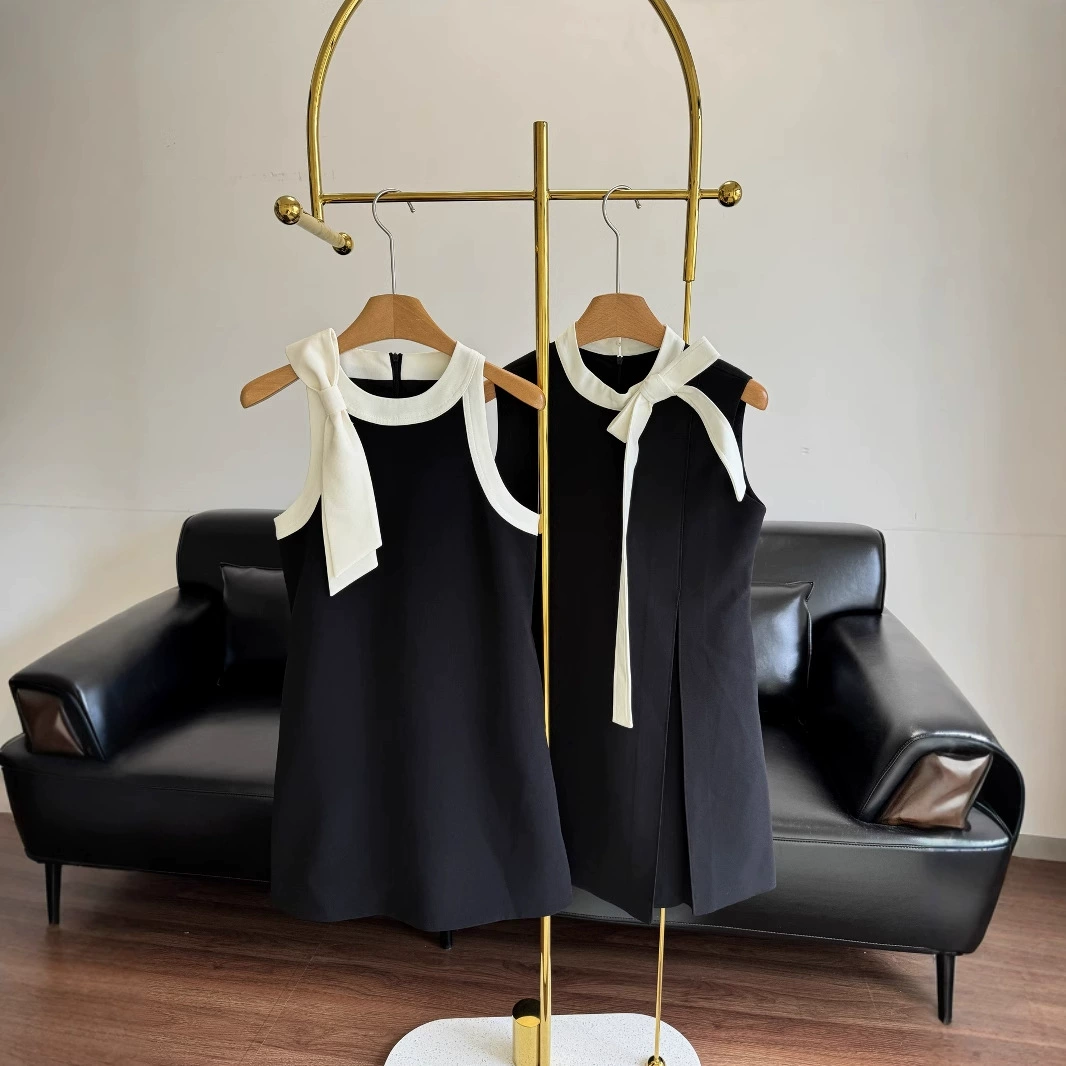 25ss ранняя весна, новое поступление, женское платье с бантом, платье 250613