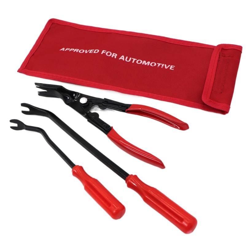 Hebilla de plástico destornillador panel de la puerta del coche Extractor de uñas hebilla panel de la puerta herramienta de eliminación cuerno Extractor de uñas herramienta de panel de ajuste interior