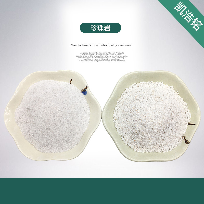 厂家批发珍珠岩白色园艺栽培膨胀珍珠岩颗粒水处理建筑保温材料用