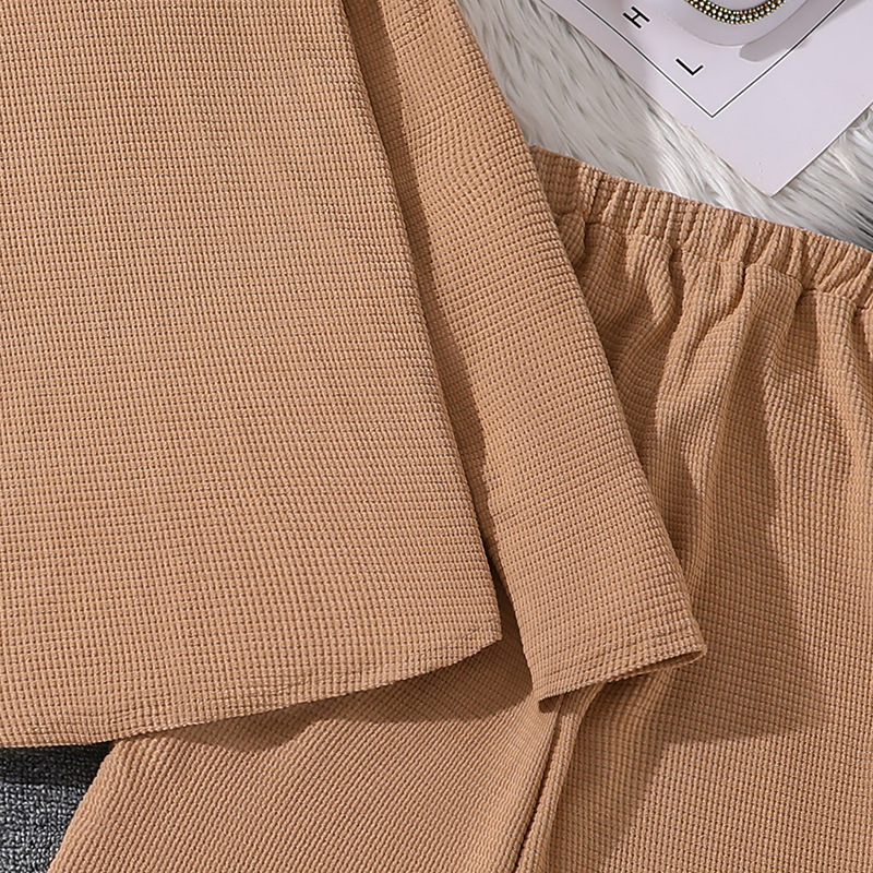 Mädchen Zweiteiler Set Mit Langarmshirt Und Hose Für Herbst Winter_voghion.com