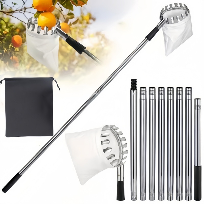 3.6m 접이식 봉 (9단) + 과일 수확기