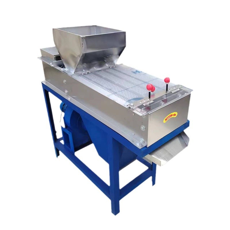 acero inoxidable máquina de peeling de maní secos granos de maní cubierto rojo pine nuez de caju máquina de peeling de maní equipo de pretratamiento de maní triturado