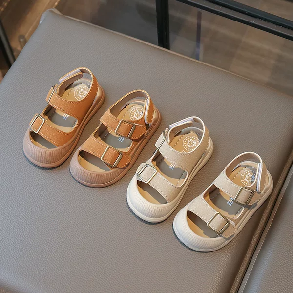Boys' Baby Sandals 2025 Summer New Style Children's Beach Shoes Non-Slip Toddler Shoes Closed-Toe Infant Shoes Trendy