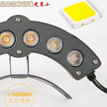 ✅LED瓦楞灯户外防水古建筑青瓦凉亭鼓楼瓦檐琉璃24v瓦片灯黄光特