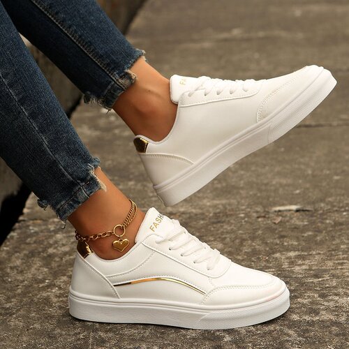 Women's Large Size Casual Loafers, Autumn/Year-round TEUM Platform Sneakers for Women