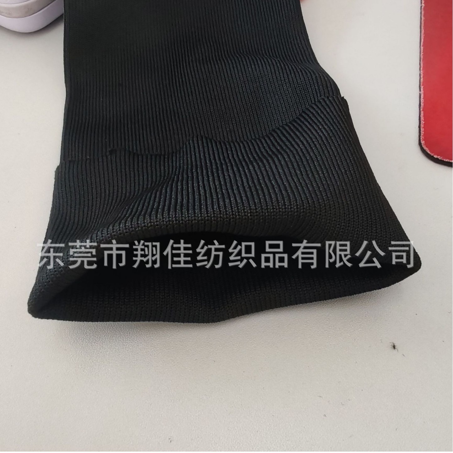 无缝圆筒弹力布 小圆筒卫衣布 无缝圆筒涤纶布料 无缝罗纹护膝