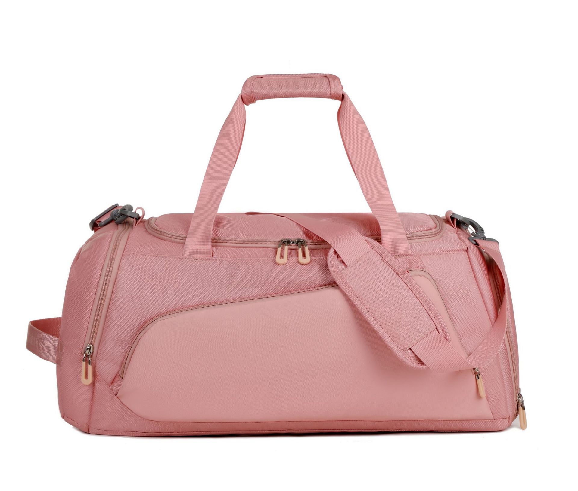 Bolsa de fitness, mochila de entrenamiento anti-salpicaduras, bolsa de deporte, bolsa de viaje portátil con separación en seco y húmedo con almacén de zapatos