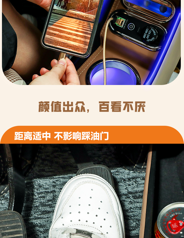 Wuling Hongguang Mini Third Generation Macaron Special Armrest Box Mini Third Generation Central Control Armrest Box Modification Accessories