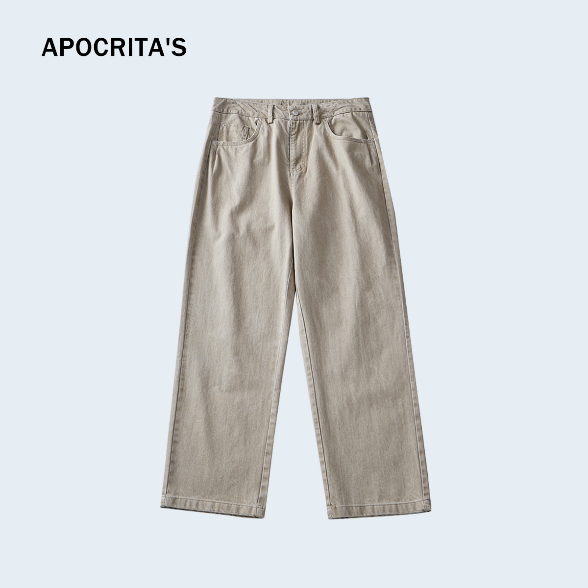 Sin devoluciones ni cambios【Liquidación por tiempo limitado a un precio súper bajo】Pantalones casuales holgados y rectos para hombre APO, para otoño e invierno