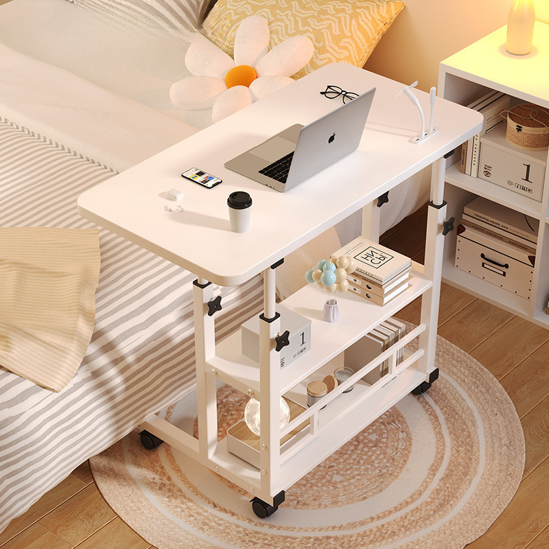 Bedside Table Movable Simple Small Table Bedroom Home Student Desk Simple Lifting Dormitory Lazy Computer Table