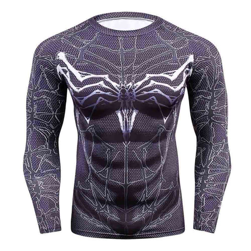 Spider-Man 3D Digital Printed T-Shirt Shirt Long-Sleeved T-Shirt Men's Casual Pullover Bottoming Shirt Cross-Border Manufacturer Spider-Man 3D Digital Printed T-Shirt Shirt Long-Sleeved T-Shirt Men's Casual Pullover Bottoming Shirt Cross-Border Manufacturer